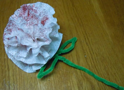 how to make coffee filter flowers